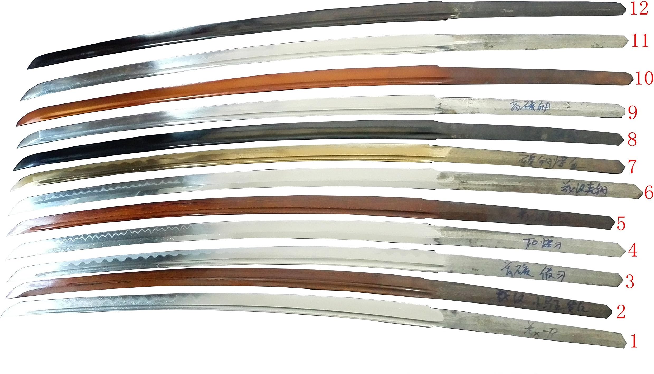 Hand Forged Damascus Steel/High-Carbon steel/T10 Steel Katana Sword Blank Blade