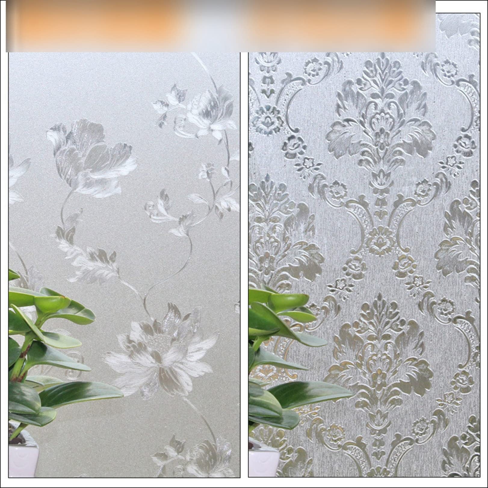 【ラスト】ウィンドフィルム・ダマスク柄☺︎ ラストになりました☺︎】ウィンドフィルム・ダマスク柄