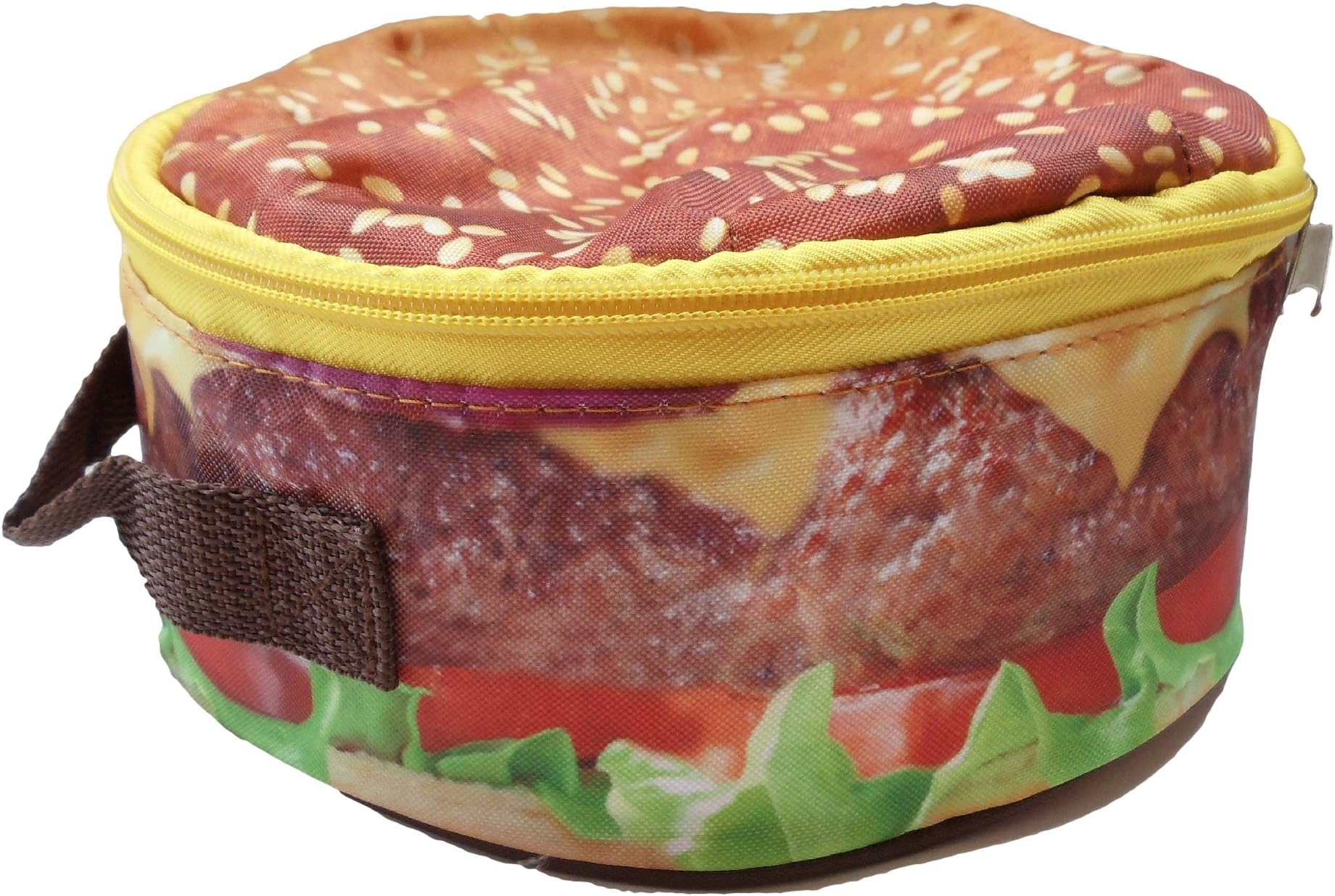 Accessory Innovations Classic Cheeseburger Round Cooler Lunch Bag