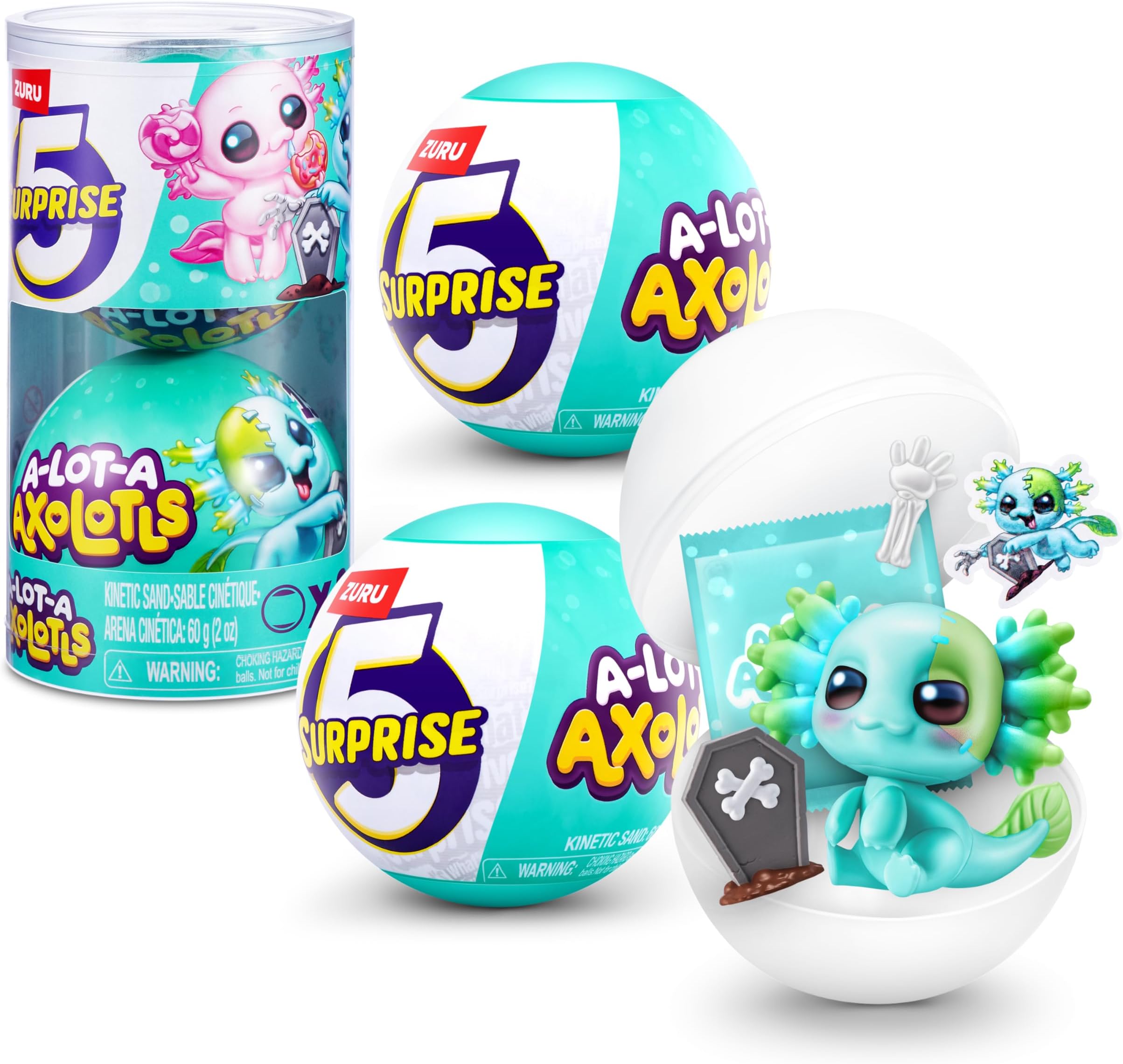 Mini Brands 5 Surprise A-Lot-A Axolotls, Series 1 (2 Pack)