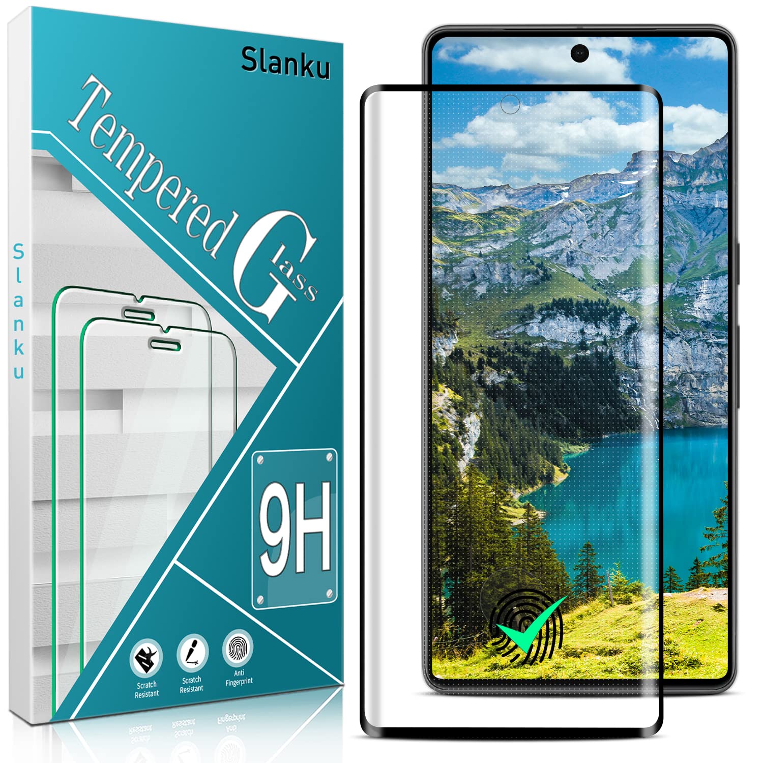 Slanku [3+3 Pezzi Pellicola Vetro Temperato per Google Pixel 9 Pro