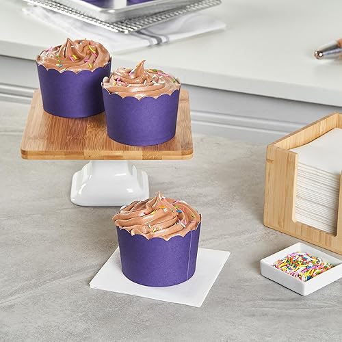 Miniatura 419 de Restaurantware Panificio Premium - Taza de papel Kraft de 10 onzas para hornear, tazas de papel para hornear, perfectas para magdalenas, cupcakes
