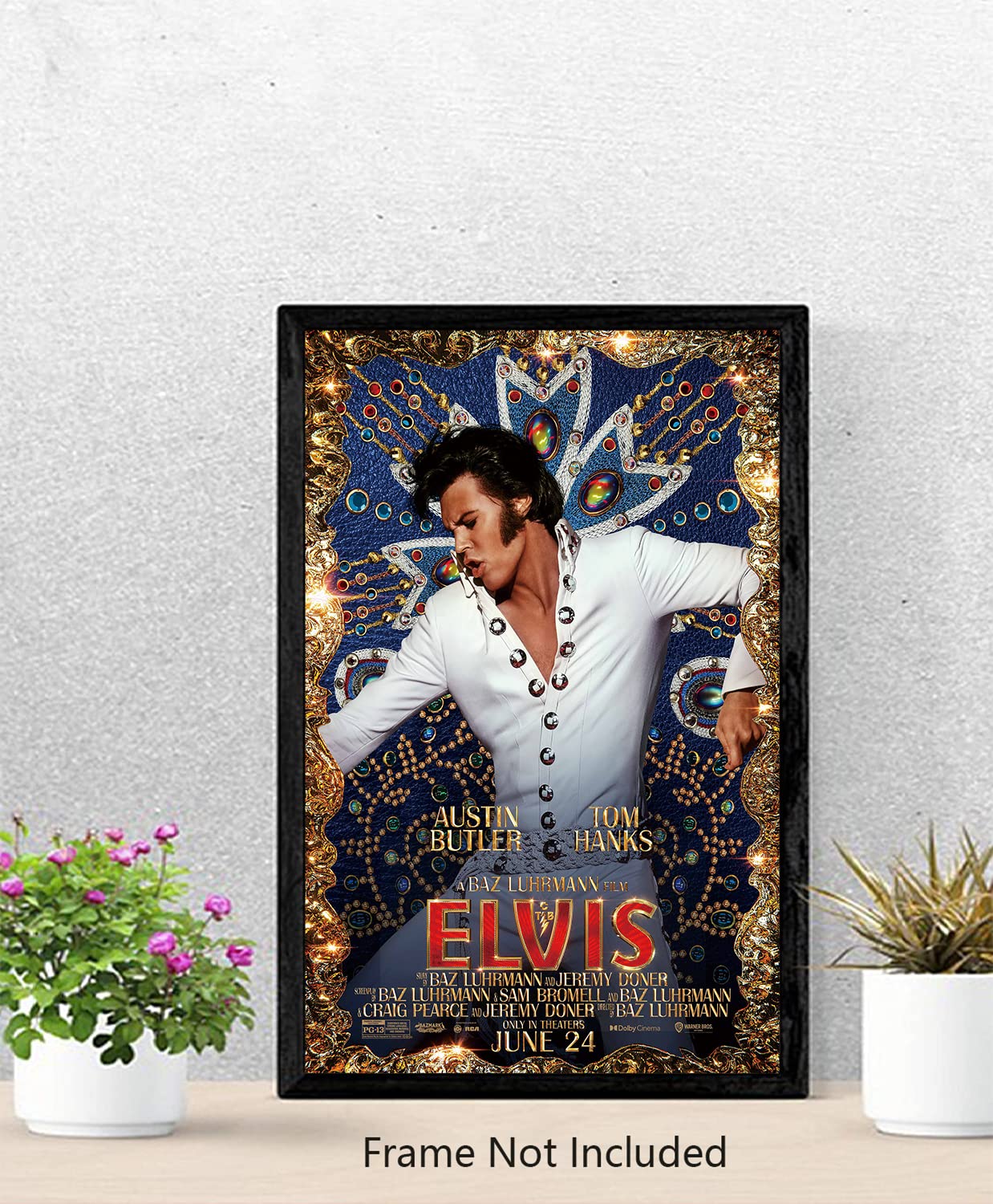 JUSTSWAG Birsppy Elvis 2022 Movie Unframed Wall Decor Poster 16x24