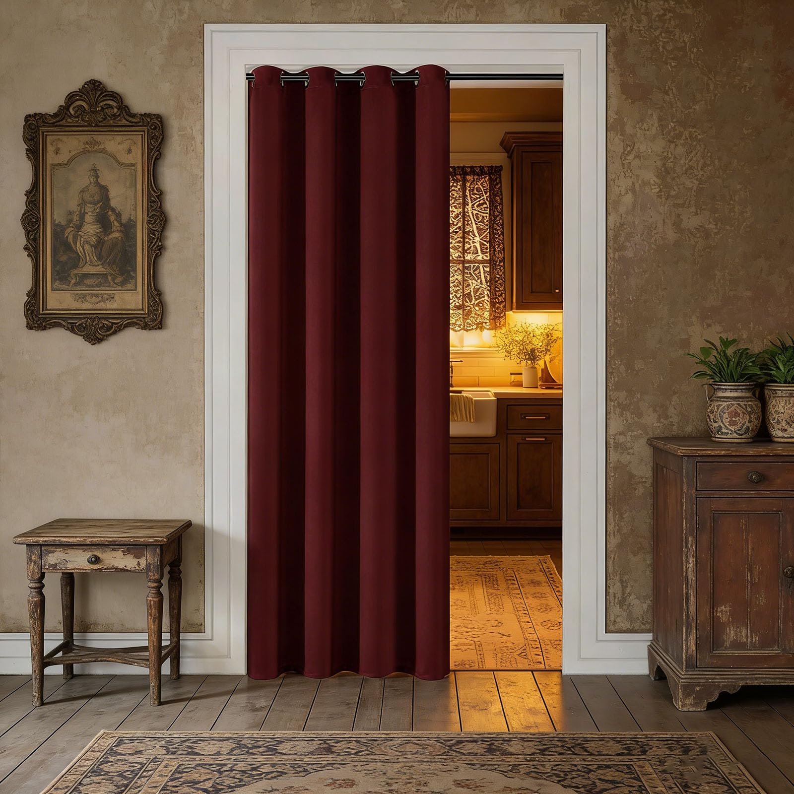 Rideau occultant thermique isolant phonique et lumineux pour chambre