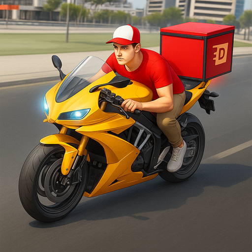 City Food Delivery Rider 3D – Real Bike Courier Simulator Game