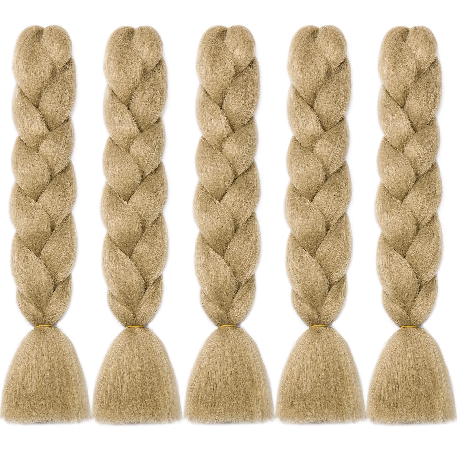 24inch Jumbo Braids Hair Extensions Ombre Braiding Hair Synthetic 3Pieces/lot Crochet Twist High Temperature African Box Braids, Sapphire Blue — view 147