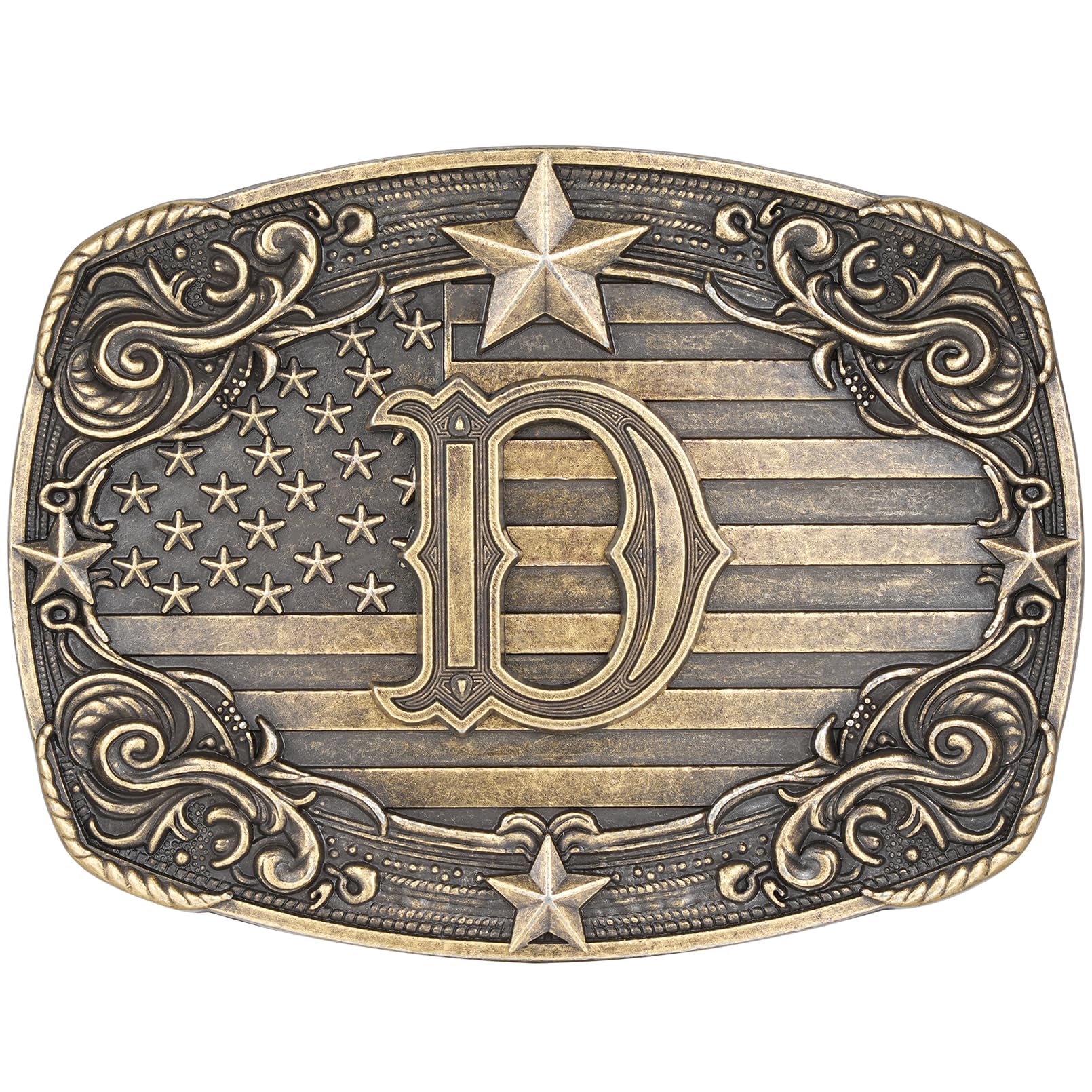 Western Belt Buckle for Men Women Initial Letter A to Z Cowboy Belt Buckle Texas Buckle hebillas vaqueras para hombre