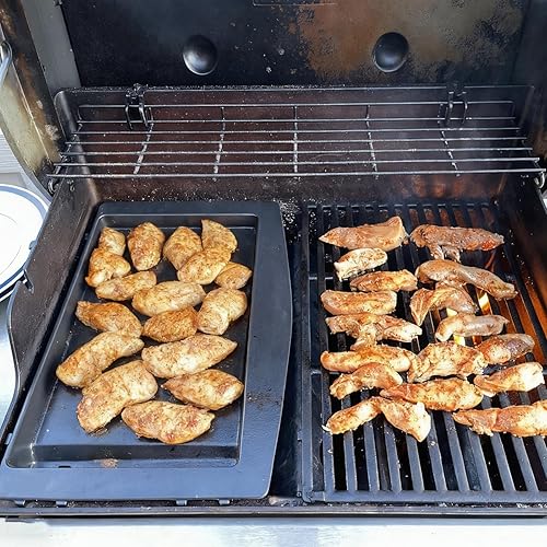 Miniatura 6 de Plancha de hierro fundido 7599 para parrillas de gas Weber Genesis ll serie 300 y 600, repuesto para Weber Genesis ll LX 36 Series Burner E-310