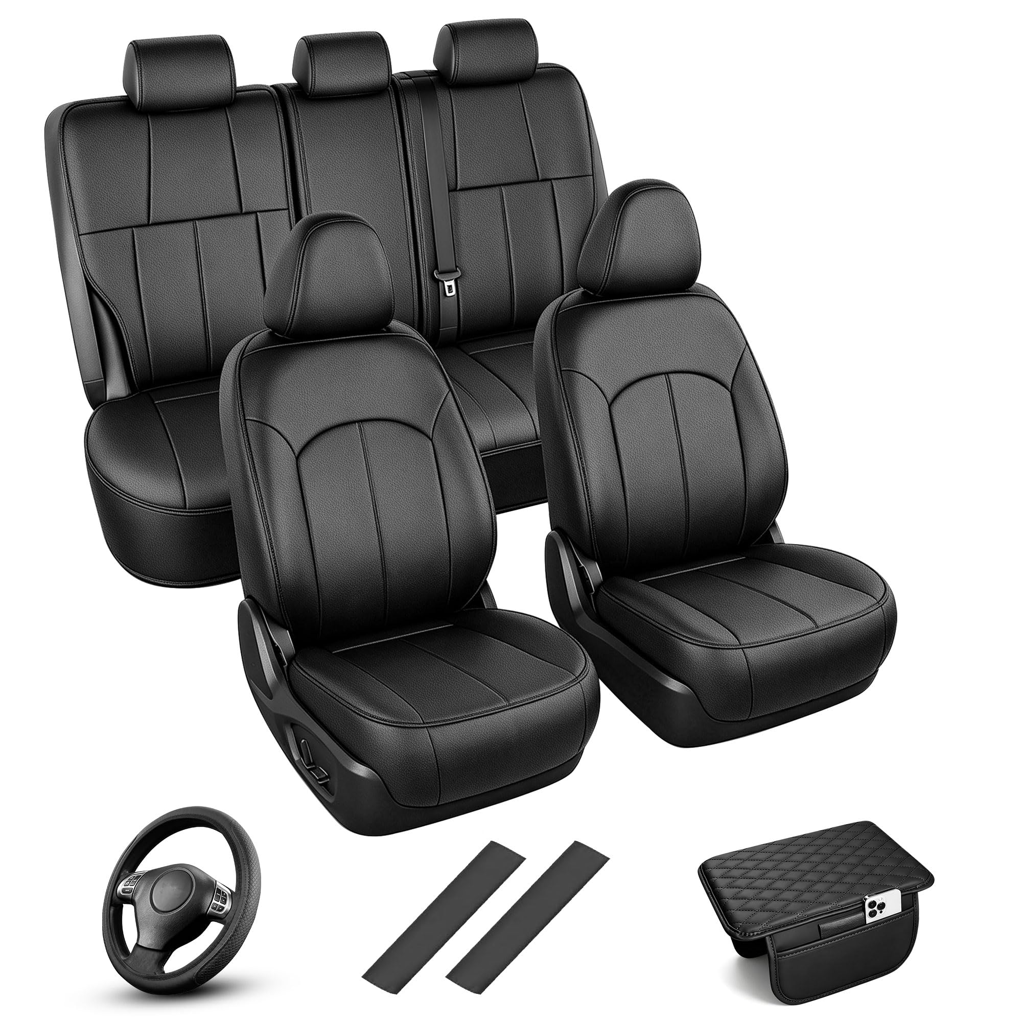 TTX LIGHTING Car Seat Covers for Subaru Forester 2009-2013 Full Set 5 Seats