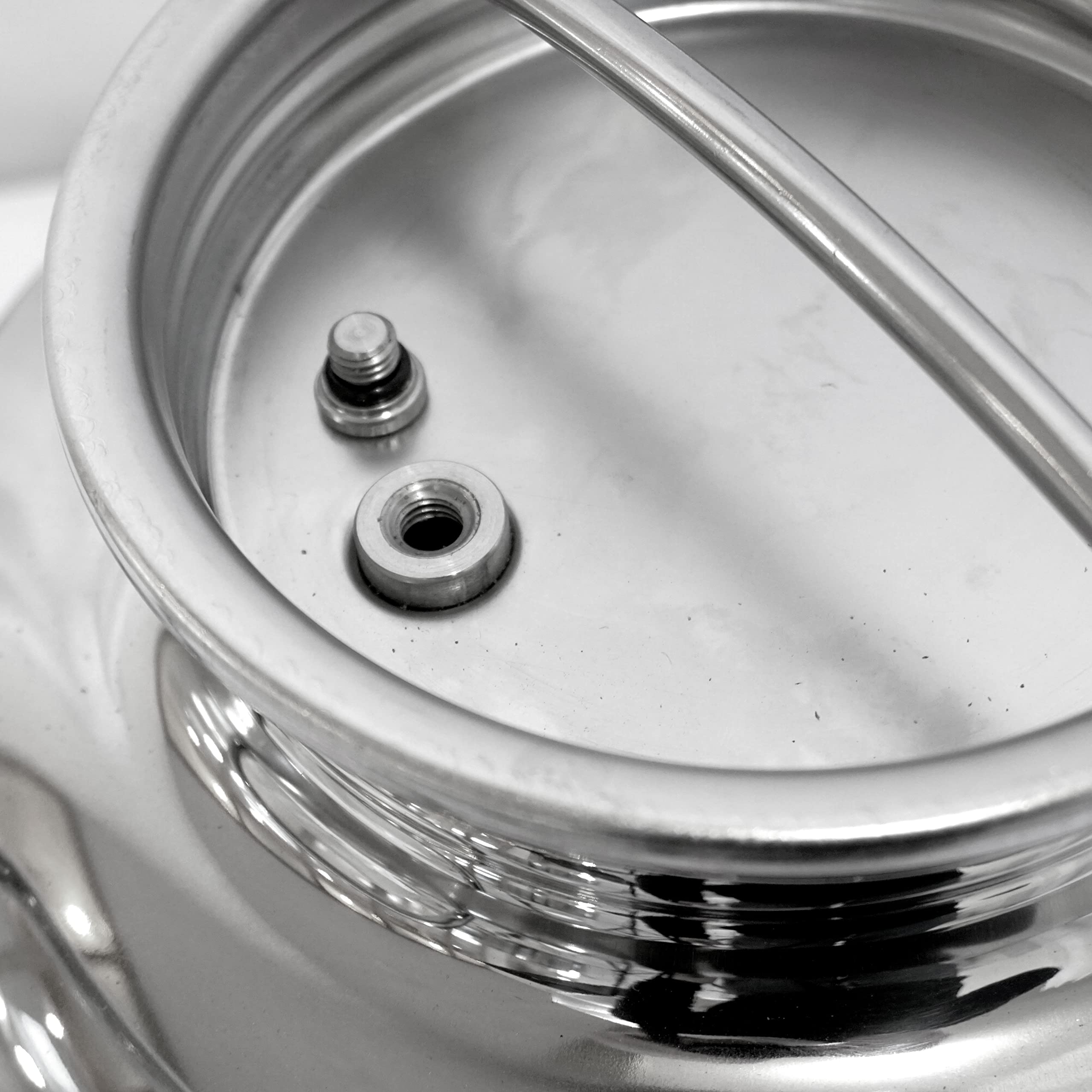 Fischer Kellereitechnik Edelstahl-Kanne: Transport-Kanne für flüssige Lebensmittel, Getränkefass aus Edelstahl - lebensmittelecht (15 Liter/ohne Auslaufhahn)