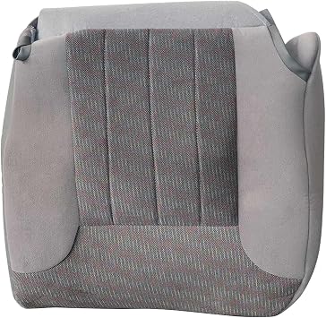 Priprilod Gray Cloth Driver Side Bottom Replacement Seat Cover Compatible with Dodge Ram 1500 2500 3500 SLT 1994 1995 1996 1997