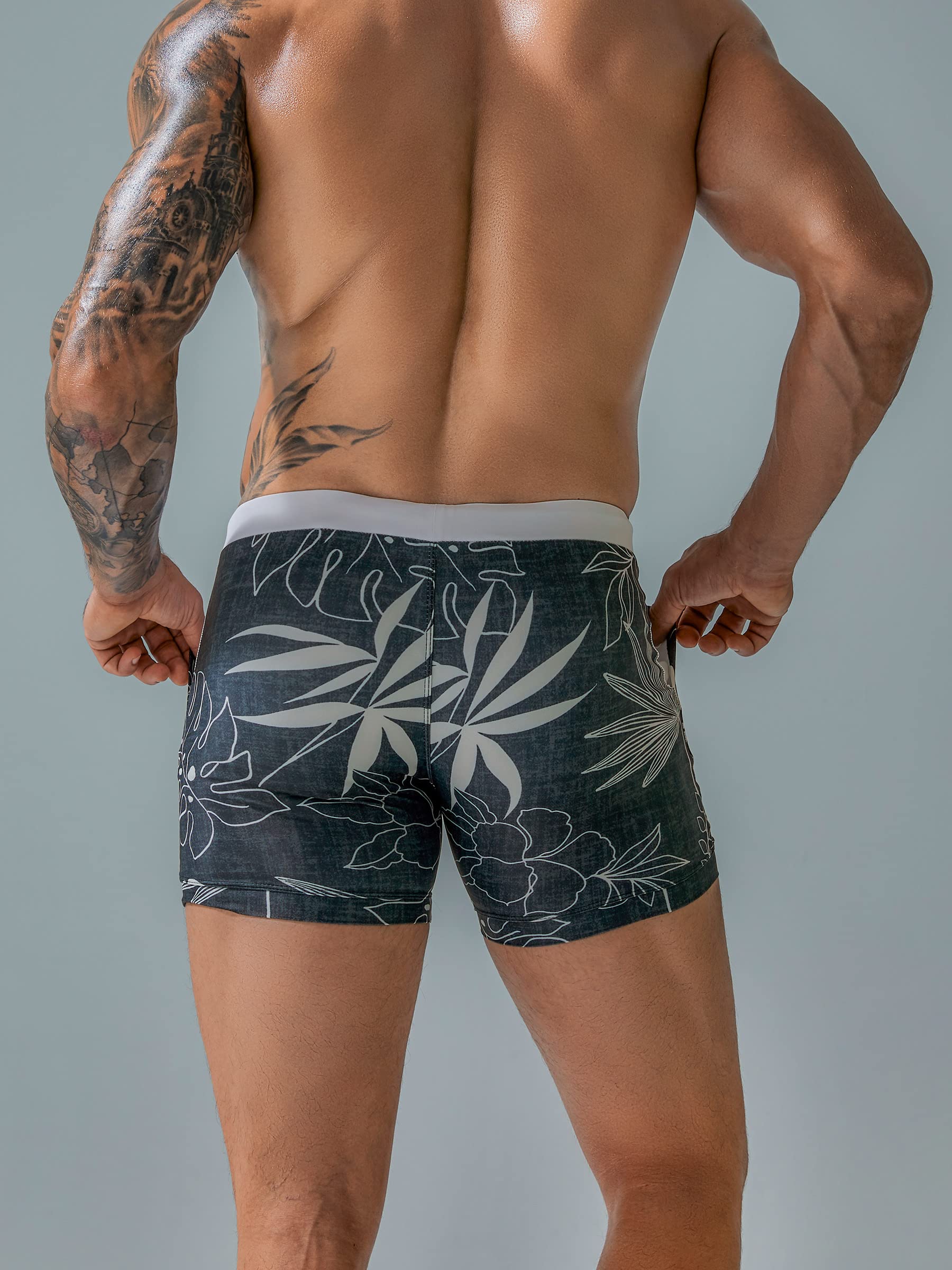 SEAUR Shorts de Bain Homme Slips de Bain Homme Slips et Boxers de Bain Adultes Piscine Plage Maillot de Bain Caleçon
