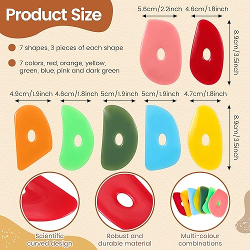 Miniatura 2 de 21 varillas suaves para cerámica, arcilla de silicona, herramientas de cerámica, cerámica, arcilla de goma, varillas de cerámica para bricolaje,