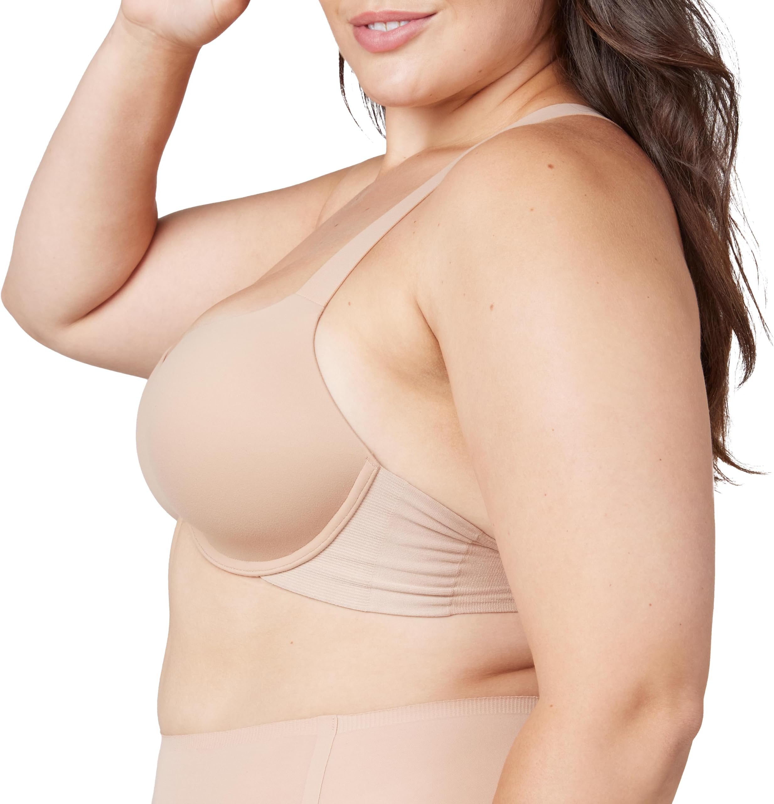 Smooth Bra-Llelujah! Lightly Lined Racerback Bra - Full Coverage Comfort and Front Closure - Everyday T-Shirt Bra