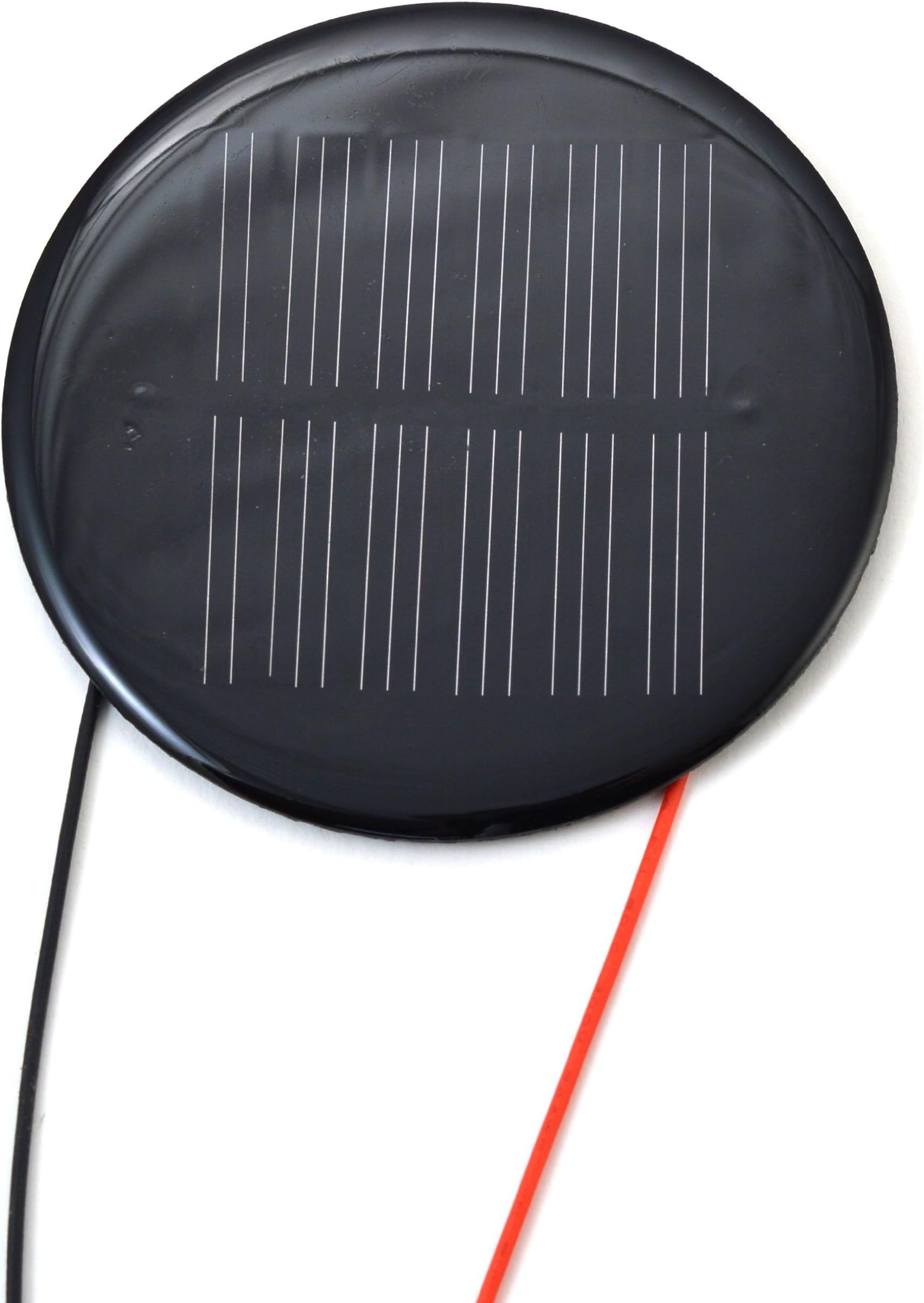 Small Solar Panel Round 3.0V 100mA with wires