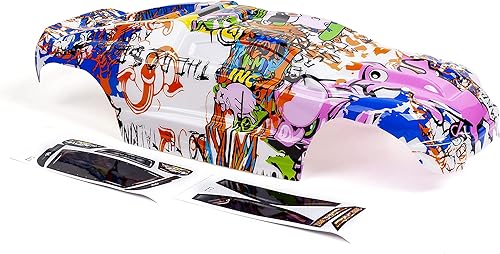 Graffiti de cuerpo personalizado estilo cerdo rosa compatible con E-Revo escala 110 RC coche o camión (camión no incluido) ER-PIG-01 disponible en Yaxa El Salvador