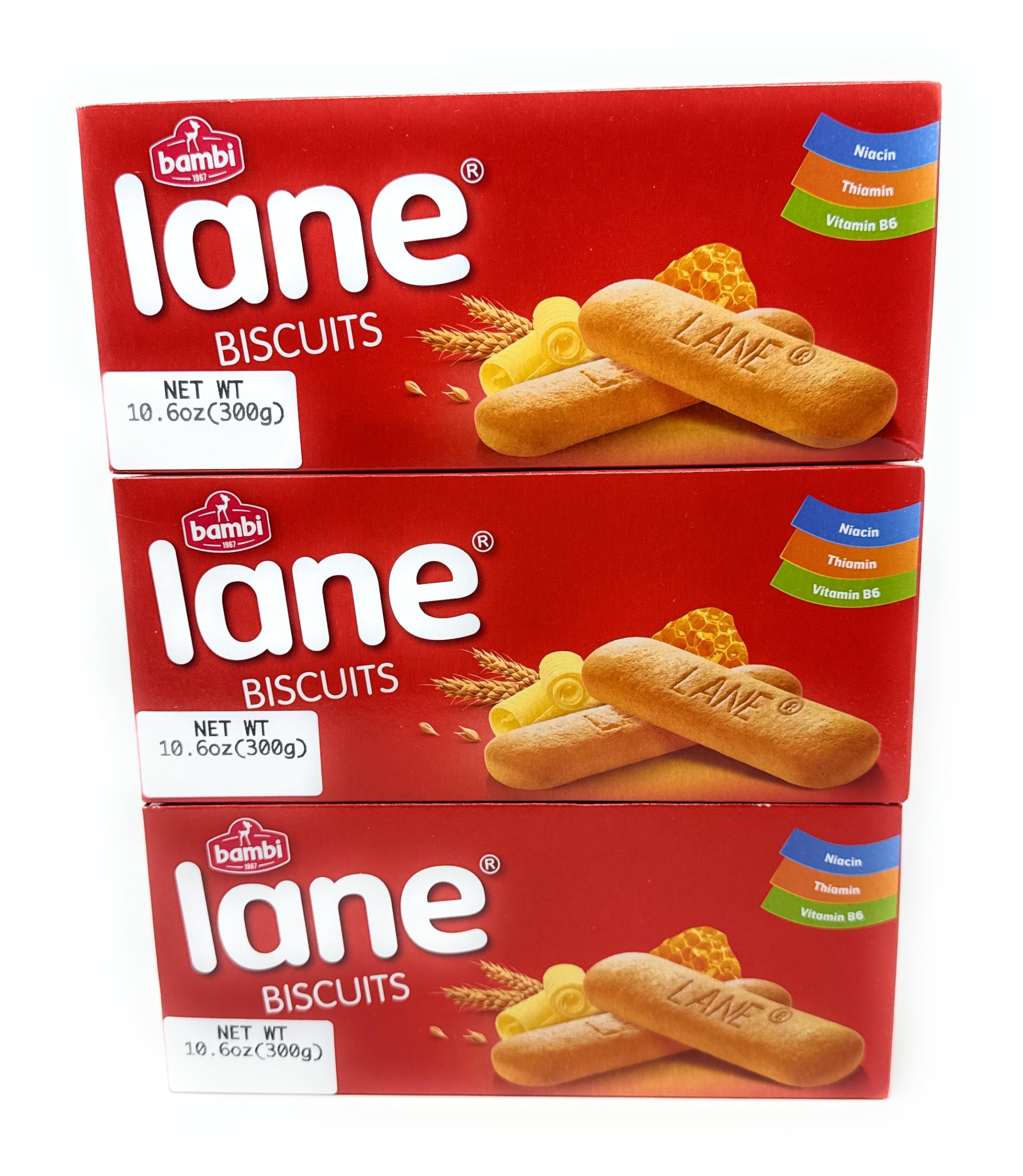Lane Ground Biscuits 300g (3 pack) Total 900g By: Egourmet