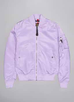 Alpha Industries MA-1 VF LW Bomber Jacket for Ladies Pale Violet