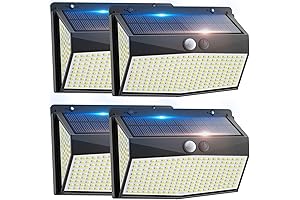 318 LEDs Solar Motion Sensor Light, Your Boundery Security Starts Here