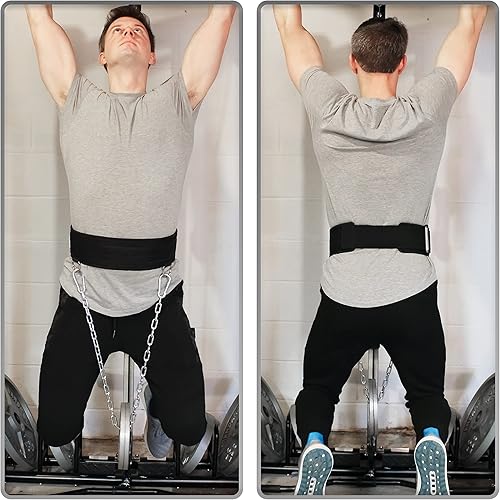 Miniatura 6 de Cinturón de levantamiento de pesas multiusos 2 en 1 y cinturón de inmersión con peso, ejercicio funcional, entrenamiento de fuerza, levantamiento de