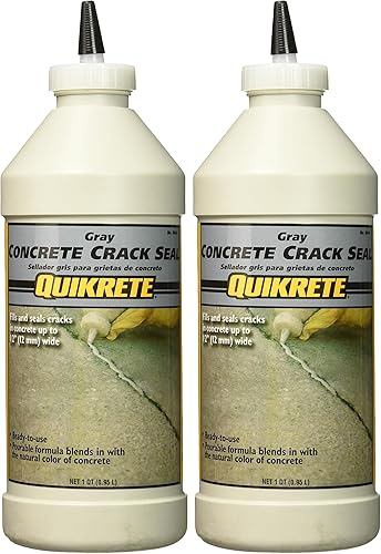 Quikrete Sello de grietas de hormigón natural 1 Qt (paquete de 2)