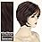 XIUFAXIRUSI XIUFAXIRUSI Brown Layered Pixie Wigs for White Women Blonde Mix Brown Short Straight Wig with Cute Bangs Natural Looking Synthetic Fluffy Wig