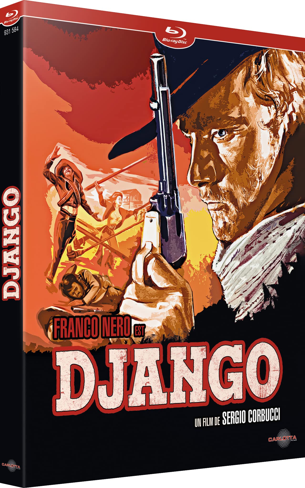 Django Blu-ray película western de culto formato físico importado de Francia para cinéfilos