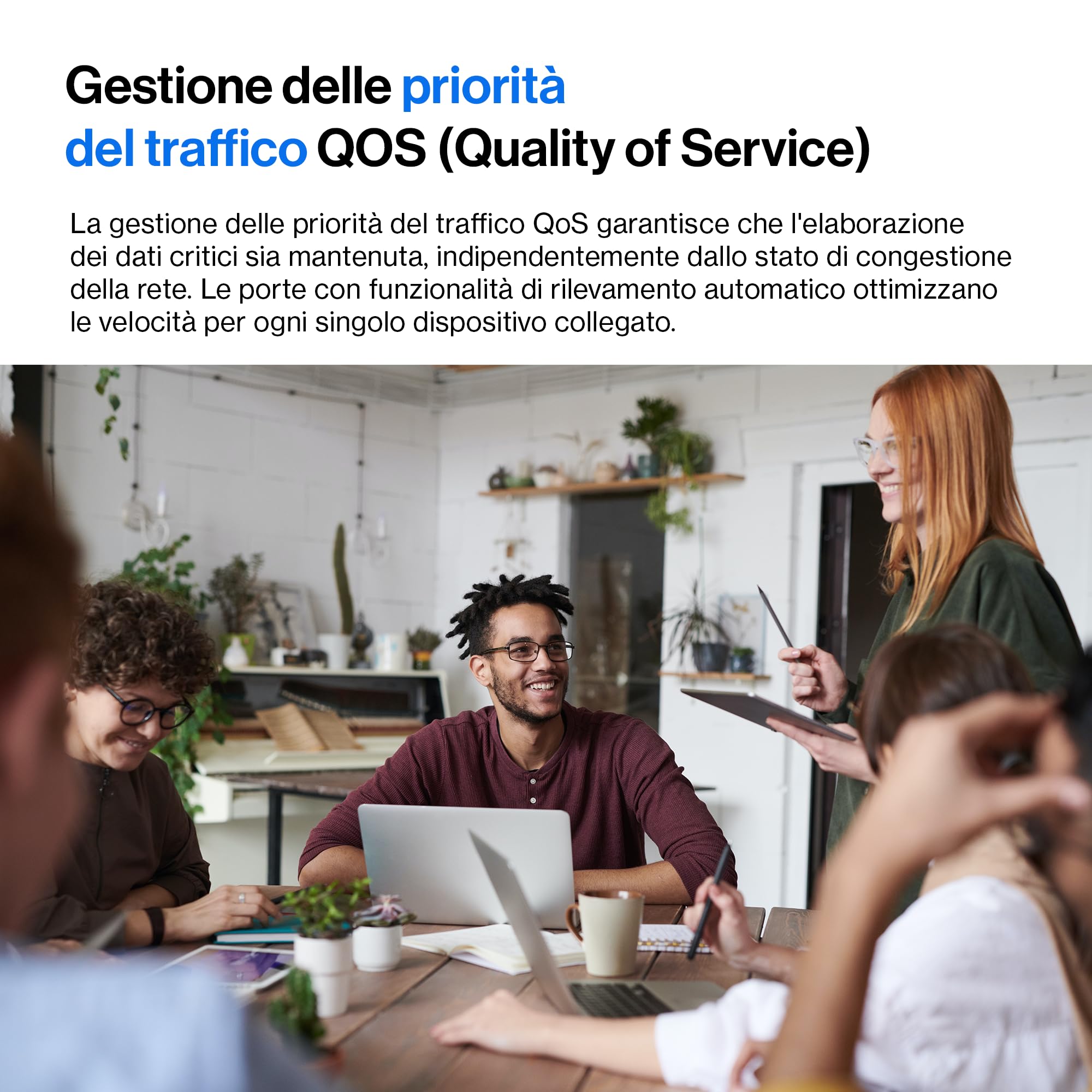 Linksys LGS124P-EU Switch di rete Gigabit PoE non gestito a 24 porte, 120 W tramite 12 porte PoE+, per aziende, uffici, sorveglianza IP, sdoppiatore Ethernet con chassis in metallo