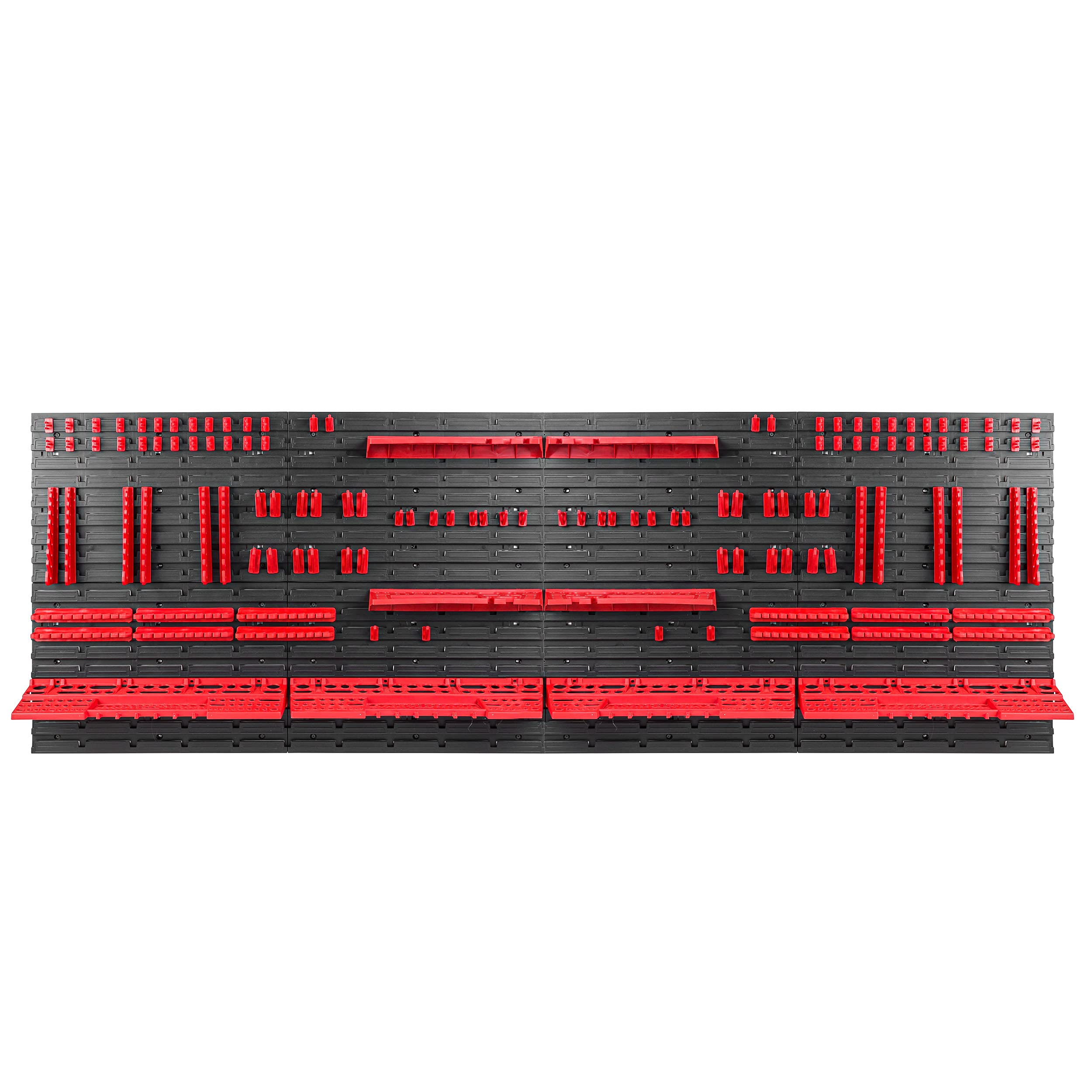 Parete portautensili, 230 x 78 cm, portautensili in plastica per garage o officina, da parete, banchi da lavoro per garage, tavolo da lavoro, portautensili lavoro, cassettiera porta attrezzi
