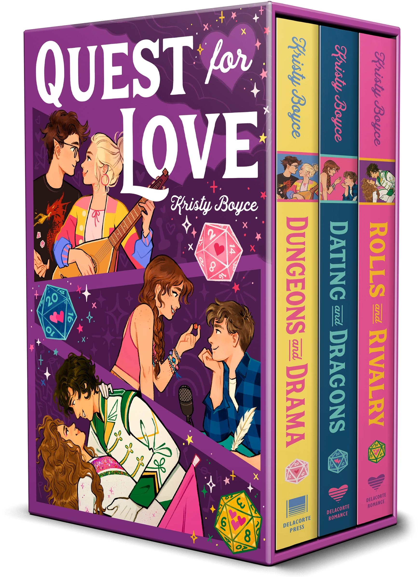 Quest for Love Collection (Kristy Boyce Boxed Set): Dungeons and Drama; Dating and Dragons; Rolls and Rivalry