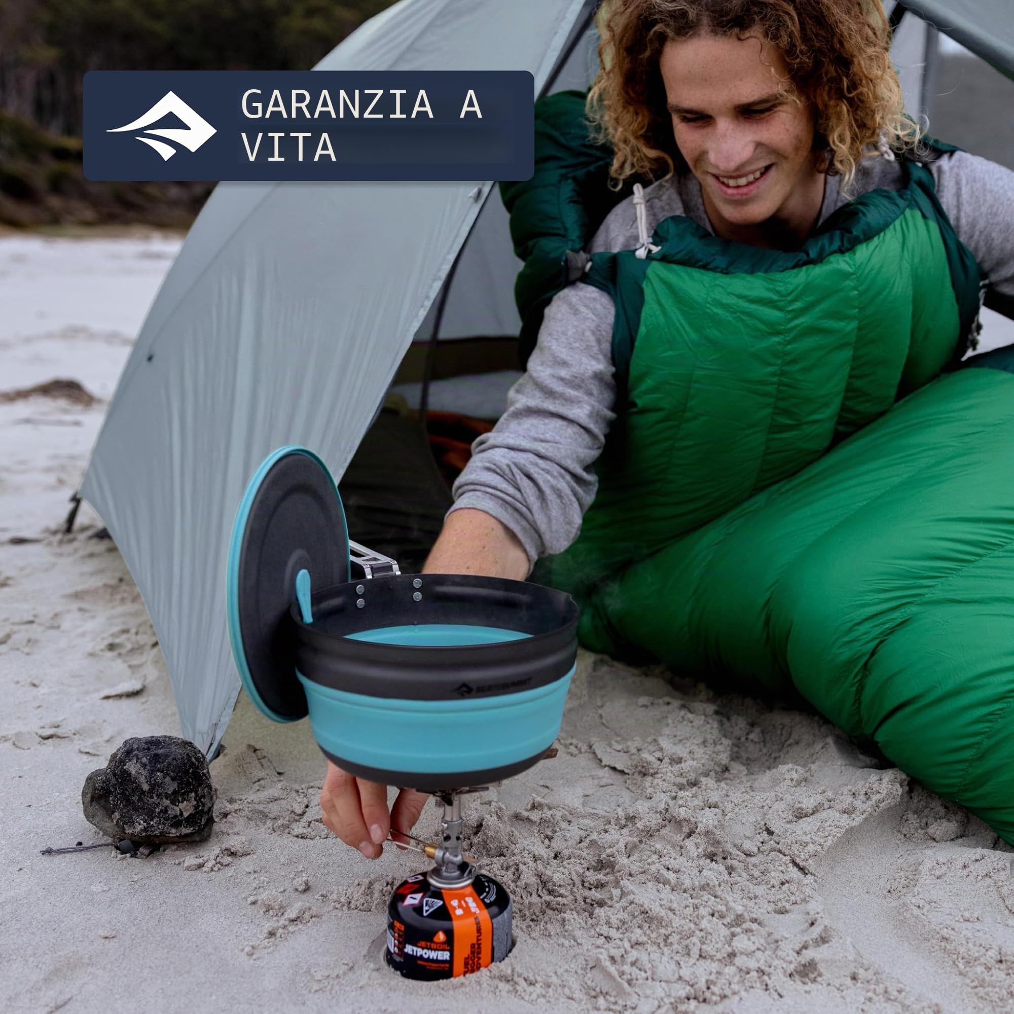 Sea to Summit Frontier Ultralight - Pentola Pieghevole per Campeggio, 2,2 Litri