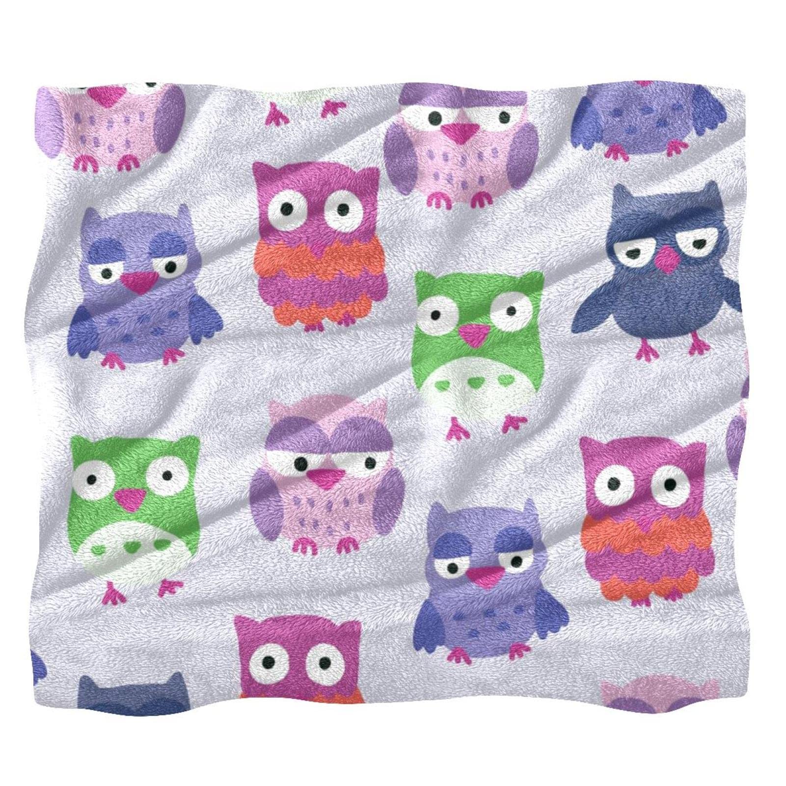 Couverture polaire chouette pour des soirées cocooning chaleureuses au salon