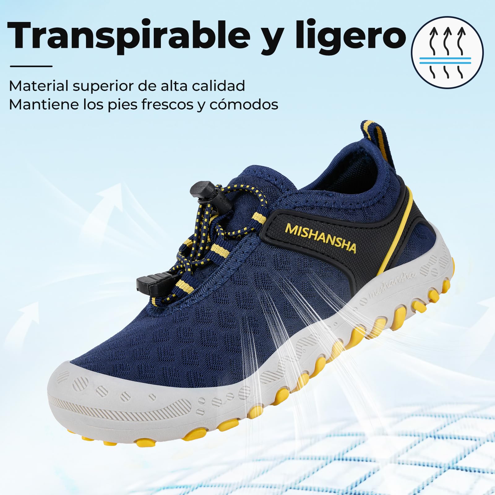 Mishansha Zapatillas de Trekking para Niño y Niña Tallas 24-38 | Infantiles, Transpirable, Zapatillas Deportivas, Parque y Exterior Sneakers, Ligeras, Transpirables, Cómodas