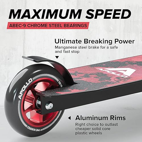 Miniatura 5 de APOLLO Pro Scooter Genius 4.0 - Patinetas profesionales para adolescentes, adultos y niños - Patinetas geniales para acrobacias, patineta de