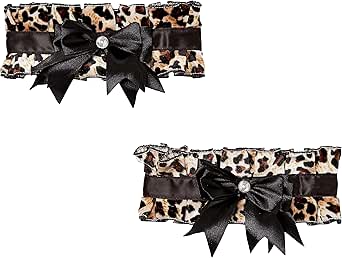 Kitten Collection Dusty Rose Velvet Leg Garters (Set of 2) main image 0