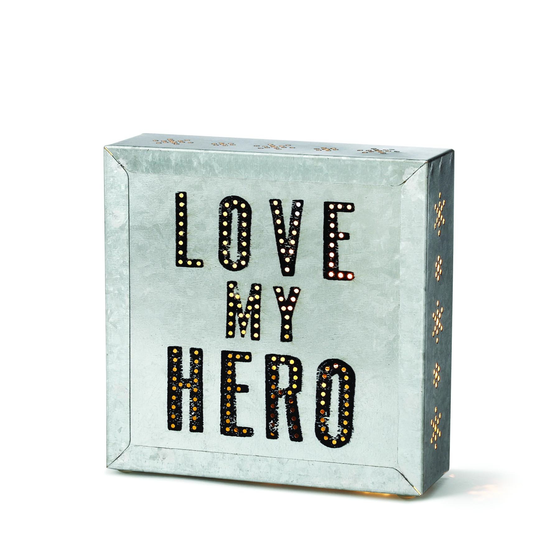 DEMFU Love My Hero Metal Wall Art