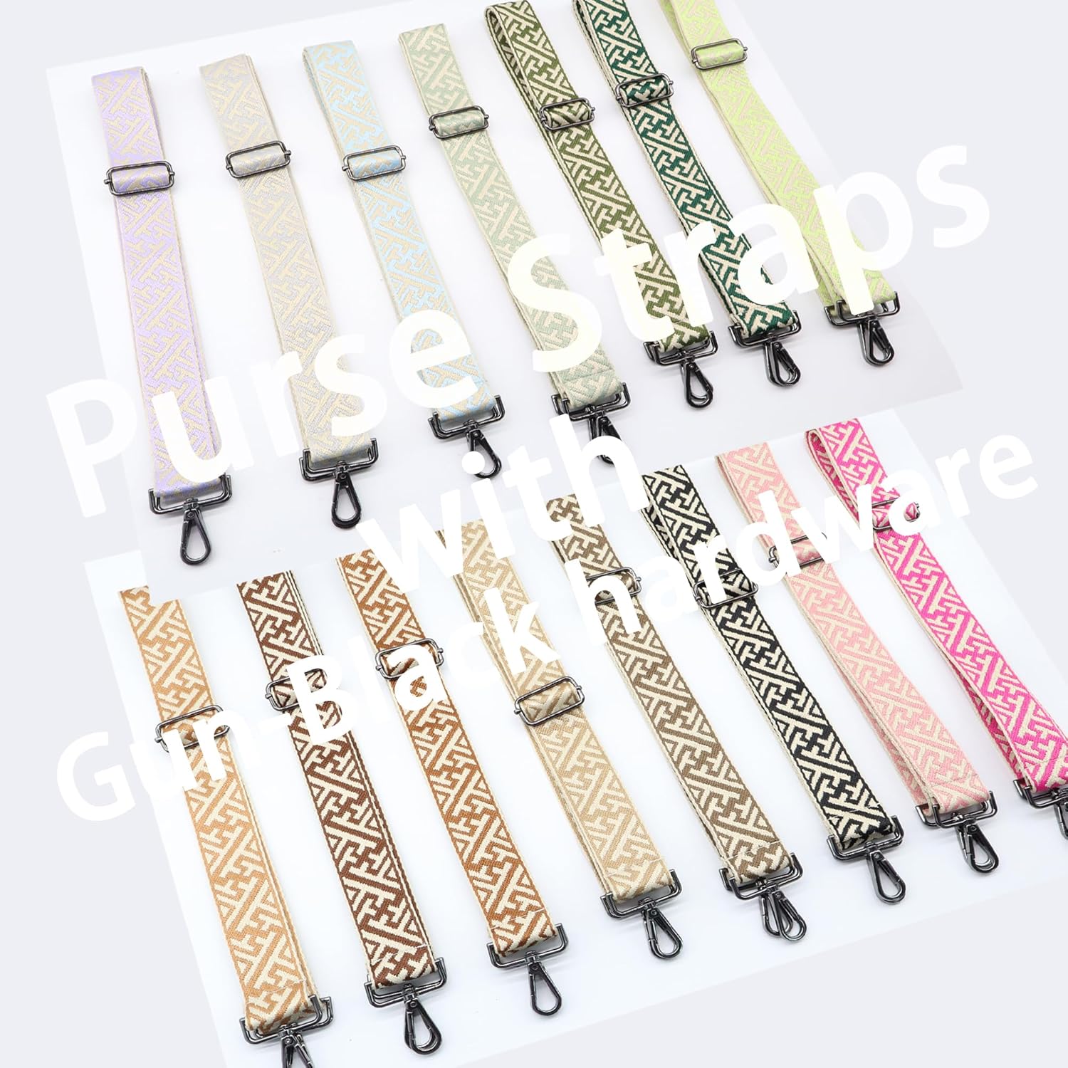 Adjustable Purse Straps - Replacement Shoulder Straps for Bags, Crossbody Purse Strap,and Handbag Bag Strap(55”Long) - Image 5