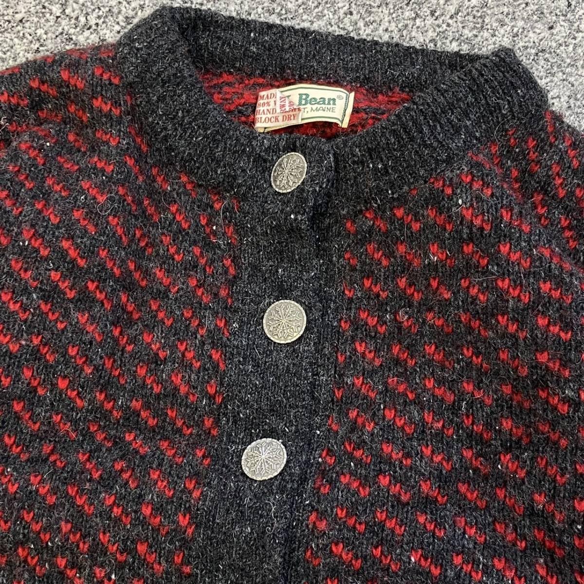 Amazon.co.jp: 80s ノルウェー製 LLBean バーズアイ ニット 