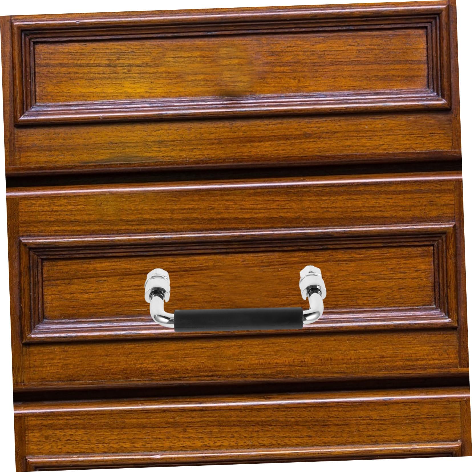 VILLFUL 2pcs Folding Handle Cabinet Handles Cart Handle Folding Toolbox Handle Cabinet Hardware Door Pull Handle Case Handle Cabinet Door Pulls Door Handle Iron Plated with Chromium Silver