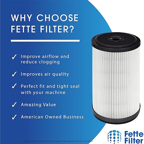 Miniatura 3 de Fette Filter - Filtro de repuesto en seco húmedo compatible con Ryobi P770 18 voltios ONE+ 6 galones pieza inalámbrica # 313052002 y A32RF01N