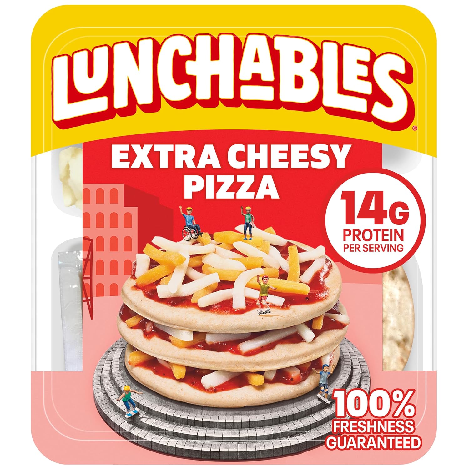 Lunchables Extra Cheesy Pizza Snack Kit, DeliSliced Meats
