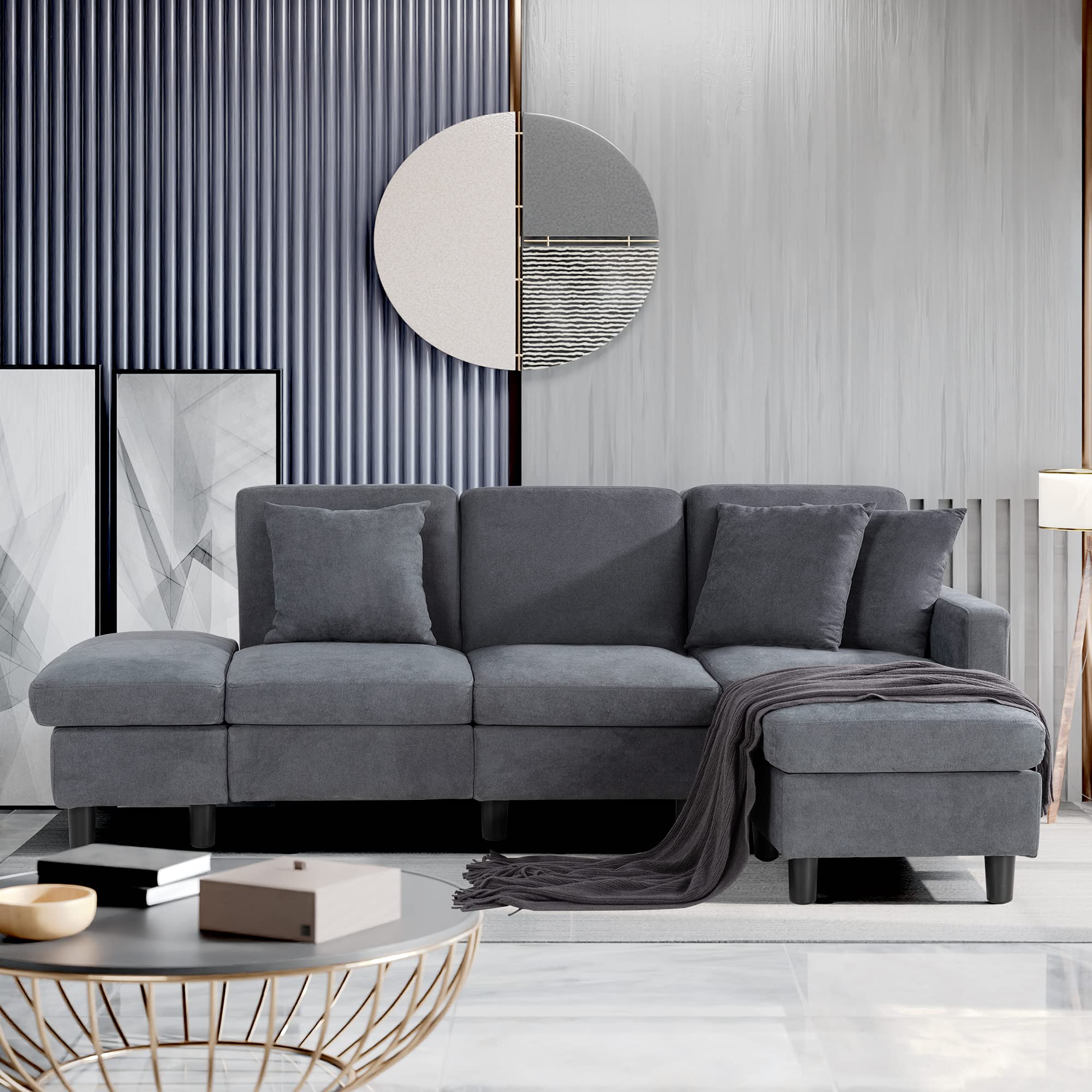 Buy JY QAQA Modern Sectional Sofa Set with Removable Cushions and