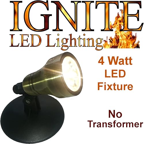 Miniatura 2 de Ignite Anjon Manufacturing ABLED4 - Lámpara LED de latón (4 W, 4 ledes)