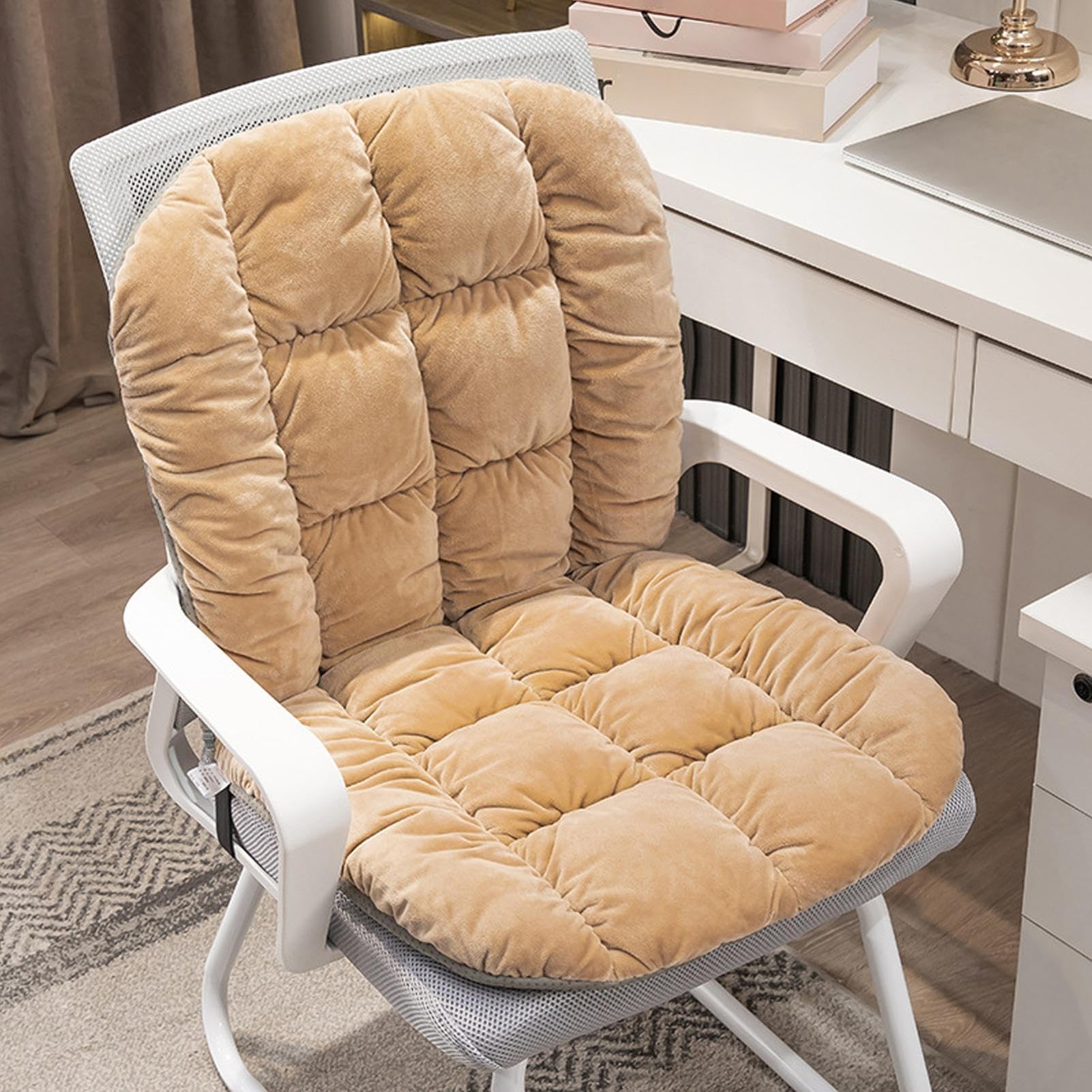 Cojín De Silla De Espalda Alta: Cojín De Asiento De Apoyo, Cubierta De