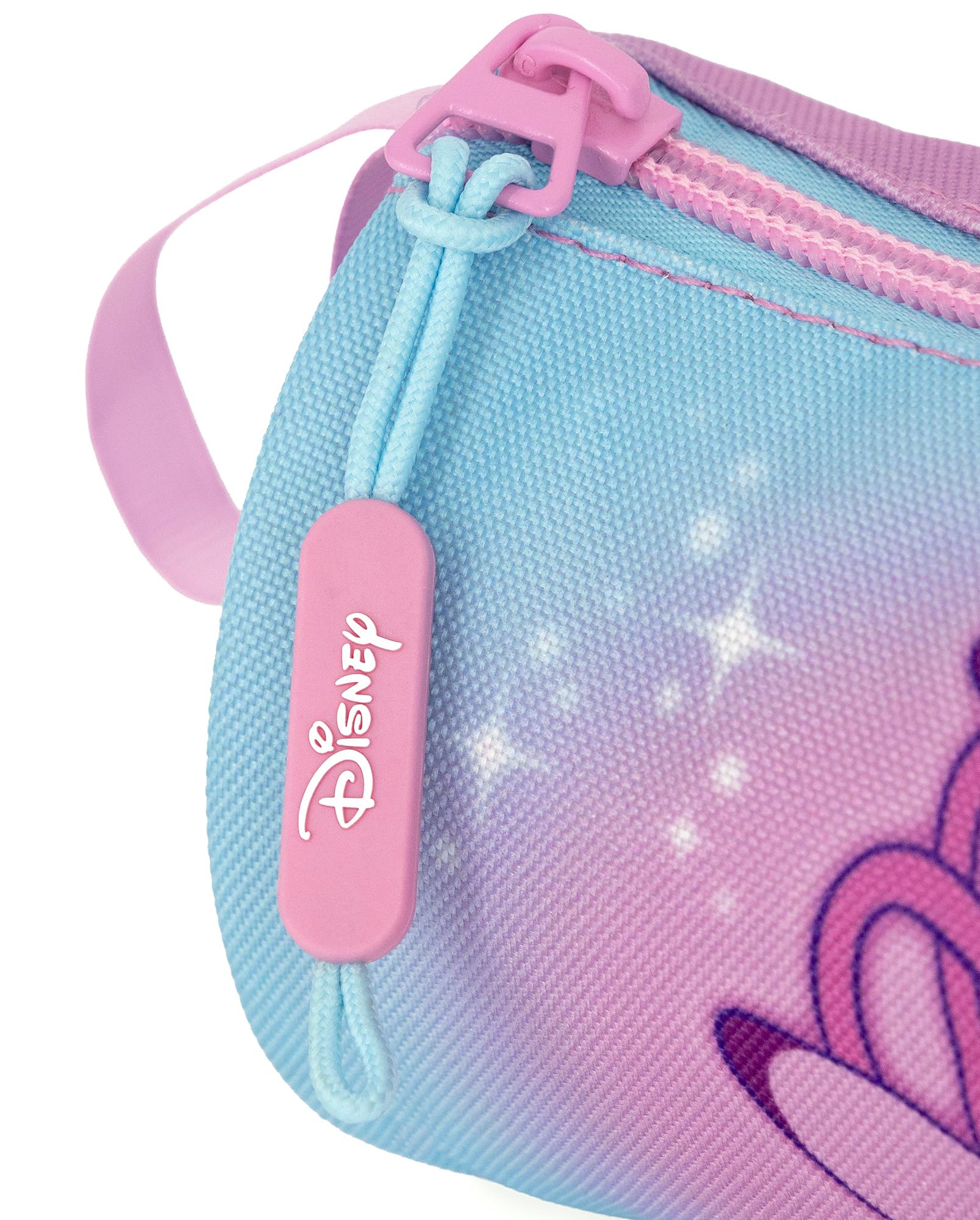 Clondo Ensemble Sac à dos + trousse scolaire pour fans de Stitch et Angel 41 cm, Compartiment matelassé, poche gourde et bandes réfléchissantes