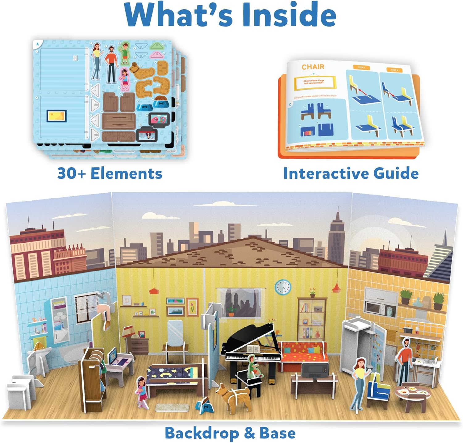 Skillmatics My World : Inside The House | STEM Building Playset & Learning Toy for Preschool Kids | Gifts for Ages 3-7