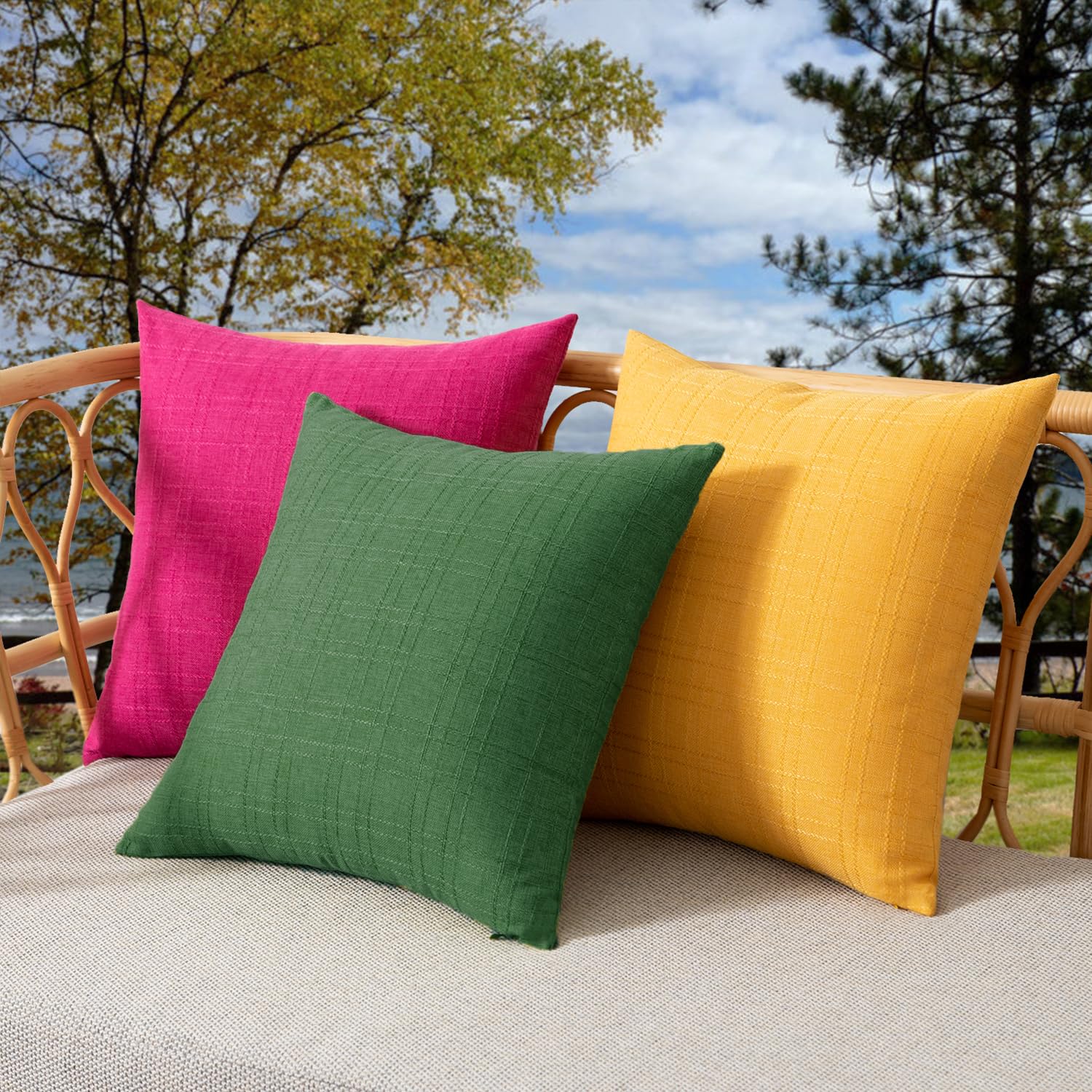 Amazon.co.jp: Kevin Textile アウトドア防水66cmx66cm枕カバー2パック