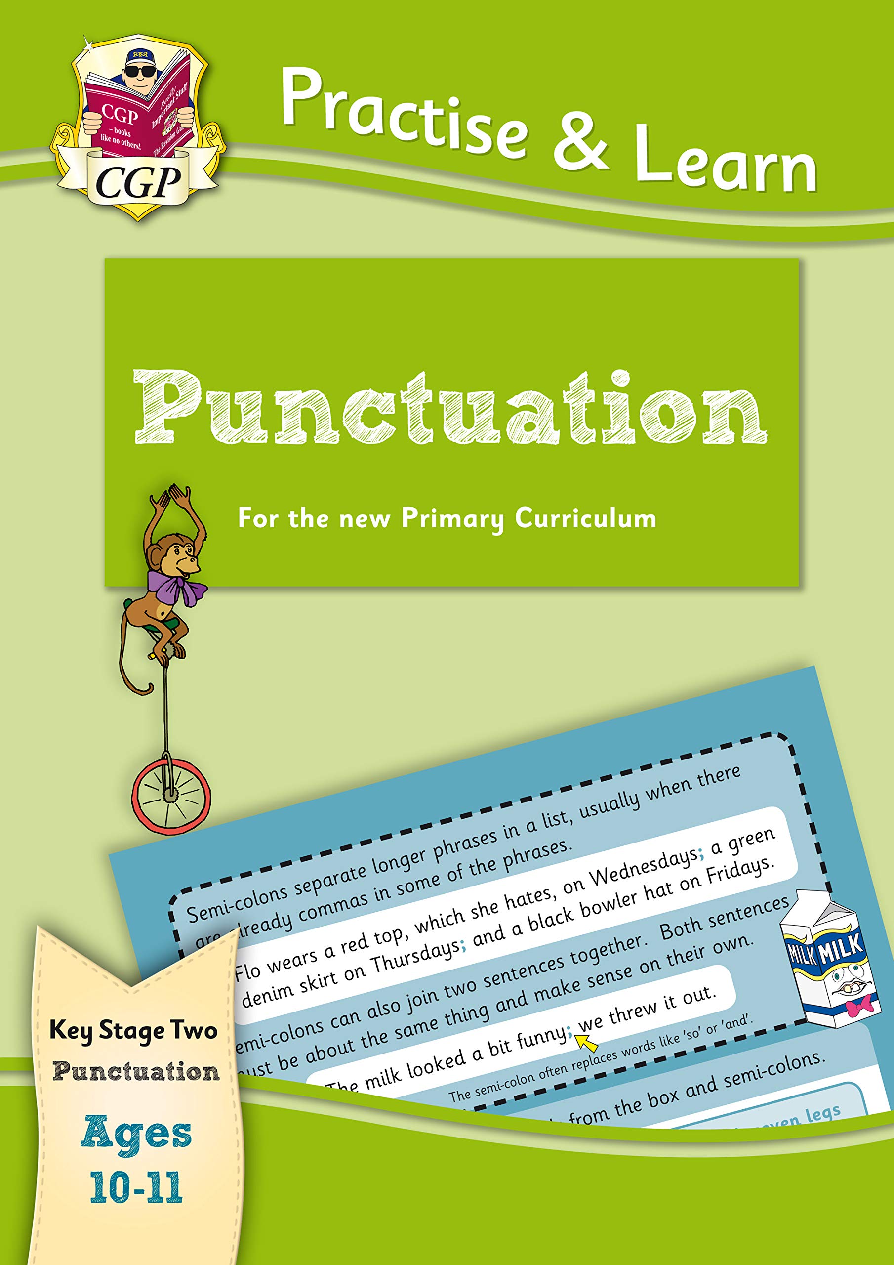 Coordination Group Publications Ltd (CGP) New Practise & Learn: Punctuation For Ages 10-11