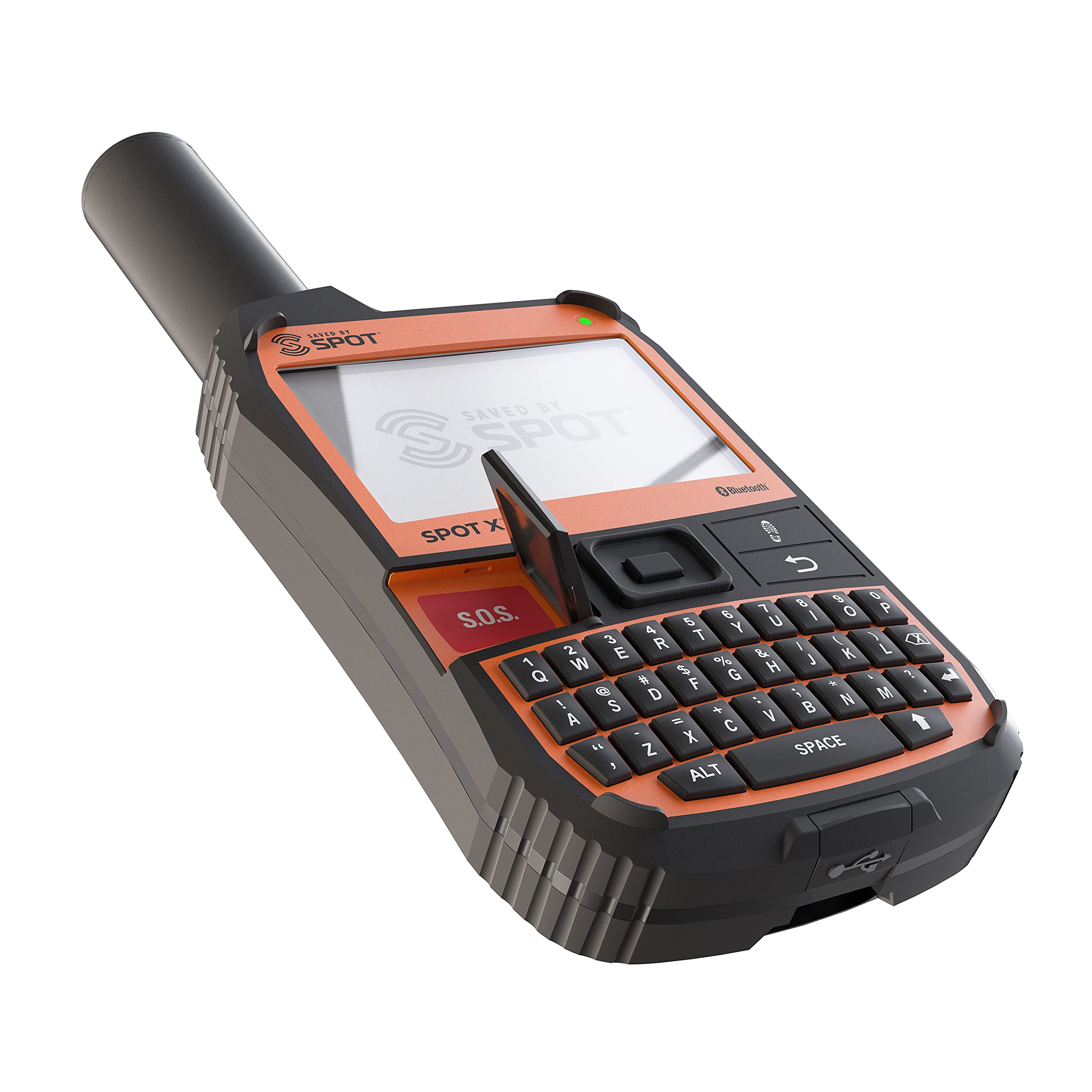 SPOT X Mensajero Satelital Bidireccional con Seguimiento GPS | Dispositivo de Mano para Senderismo, Acampada y Trabajadores Solitarios y Comunicación Fuera de la Red | Red Satelital Globalstar | Se