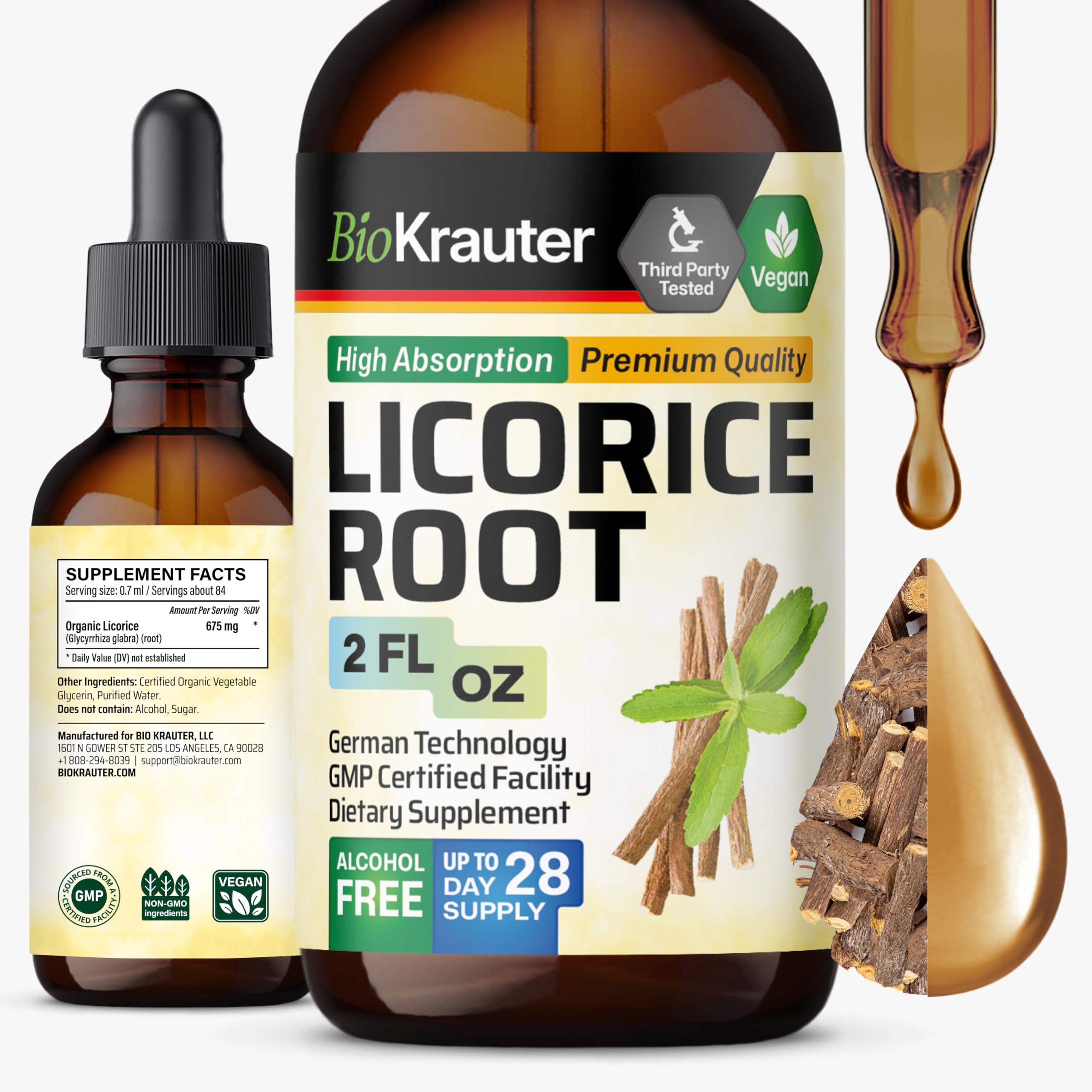 Amazon.com: BIO KRAUTER® Licorice Root for Digestive Support
